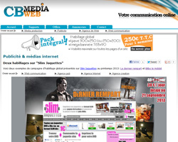 Publicité et communication web : CB Media web